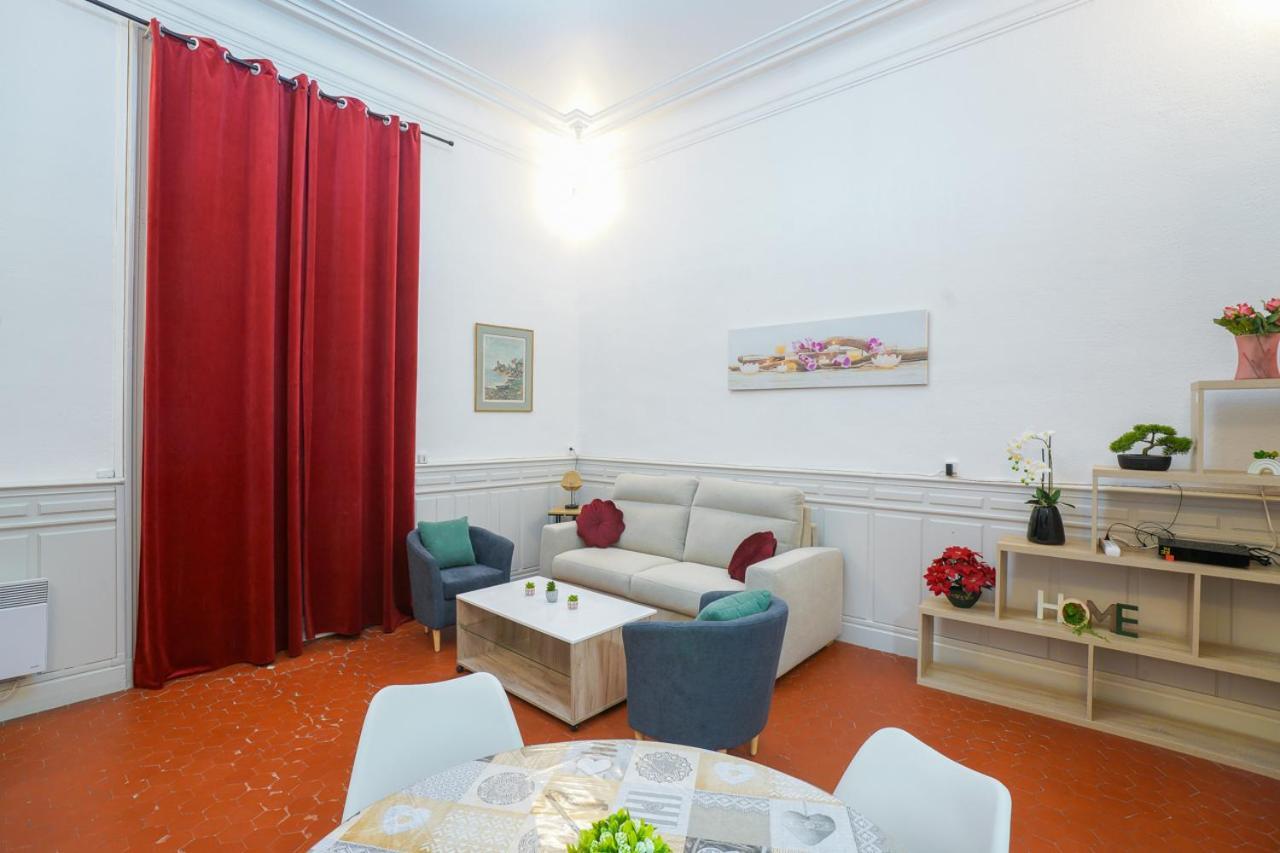 Appartement Du Forum,La Gare, 50 M2 , Climatisation, Garage, Cour Narbonne Eksteriør bilde